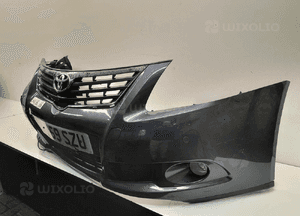 Zderzak przód przedni toyota avensis T27 8U5 szary grafitowy pdc czujniki halogeny 3