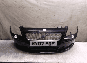 Zderzak przód przedni volvo V50 r design 452-26 czarny halogeny 1