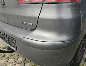 Seat Ibiza  02-08 6L zderzak tył tylny LS7U 2