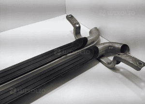 Orurowanie progowe boczne stopnie progi chrom rury ford ranger iv v 2012-18 7