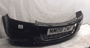 Zderzak przód przedni opel astra h 3 iii lift fl Z20R czarny 2