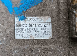 Toyota Avensis T25 1.8 VVti kompresor sprężarka klimatyzacji 447220-9247 2