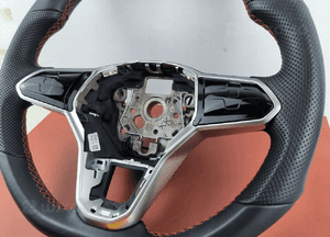 VW Volkswagen Golf 8 Kierownica Skóra Łopatki Czerwona nitka 5H0419089FM 2