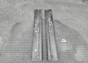 Oslona Slupka Progu Plastik Tapicerka Wnetrza Czarne Seat Cordoba Ibiza VW Caddy Polo 98r 12