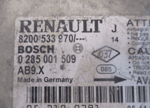 Moduł sensor air bag renault modus 0285001509 2