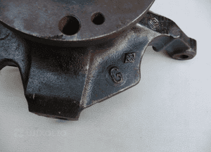 Zwrotnica piasta prawy lewy przód renault laguna ii 1,8i 1,9 dci 02-07r abs 6