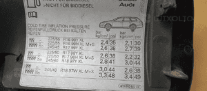 Klapka wlewu paliwa Audi A6 C6 LY9B 7