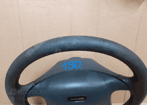 Kierownica volvo V70 S70 jasna szara  skóra skórzana poduszka airbag  (lok. 190) 4