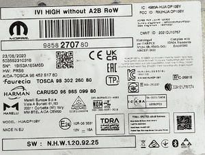 Radio nawigacja peugeot 308 iii 3 T10 9858270780 3