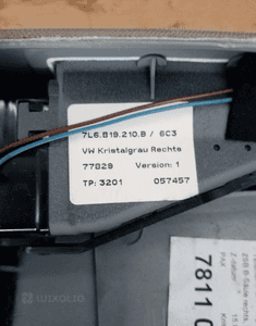 Osłona poszycie słupka prawa VW Touareg 7L6867240DJ 7L6819210B 4
