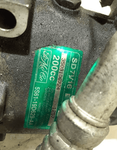 KOMPRESOR SPRĘŻARKA KLIMATYZACJI FORD FIESTA MK6 1.6 TDCI 5S61-19D629-AA WYSYŁKA! 4