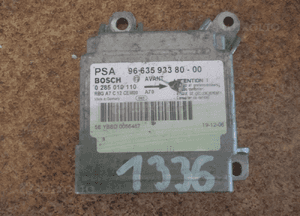 Moduł sensor air bag peugeot 207 9663593380 1