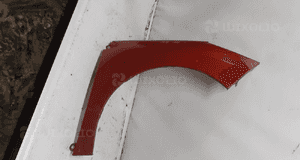 * BŁOTNIK PRAWY PRZEDNI PEUGEOT 308 08-13r. POMARAŃCZOWY 2