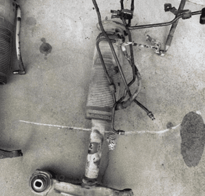 MERCEDES cl 215 amortyzator ABC S 220  przod prawy lewy blok przewody wahacz 3