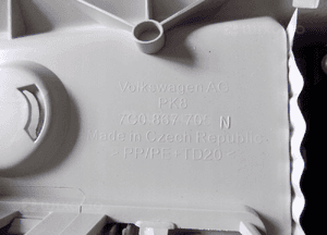 Vw crafter 2 ii man tge podsufitka pólka górna 7C0867705N 8