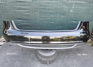 Zderzak Tyl Tylny S-Line Czarny LZ9Y Dyfuzor Czujniki PDC Audi A4 B8 Sedan 08r 1