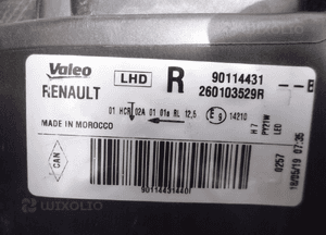 Dacia Sandero 2 LCI Lampa przednia H7 LED R 10942 13