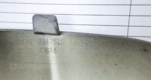 Wlot listwa błotnika lewa bmw X6 F16 14-19 7347515 5