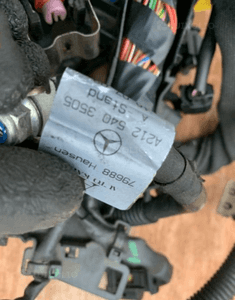 MERCEDES  2,2 cdi om 651 wiązka silnika instalacja  A B c cla gla vito viano e 7