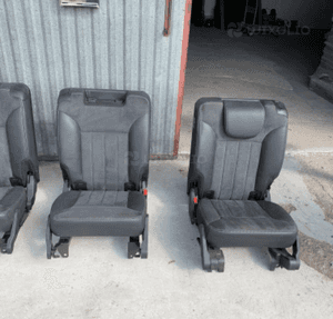 MERCEDES R 251 fotel fotele 3go rzędu skóra alcantara zagłówek 5