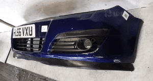 ) ZDERZAK PRZÓD PRZEDNI OPEL ASTRA H 3 III Z21B GRANAT GRANATOWY HALOGENY 2