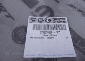 Lancia ypsilon iv podsufitka oryginał 73567868 2