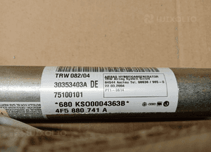 Kurtyna Airbag poduszka lewa Audi A6 C6 Sedan 4F5880741A 7
