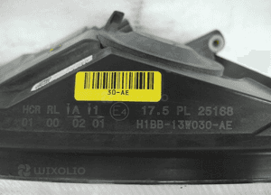 Ford fiesta MK8 lampa przednia lewa 6