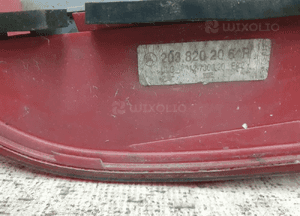 Tyl tylna lampa prawa mercedes W203 sedan 5