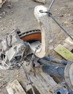 JAGUAR XF X250 3.0D WÓZEK ZWROTNICE ZAWIESZENIE KOMPLETNE PRZÓD WANNA SANKI 14