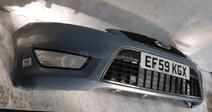 Zderzak przód przedni ford mondeo MK.4 4 iv 86 błękitny halogeny 4