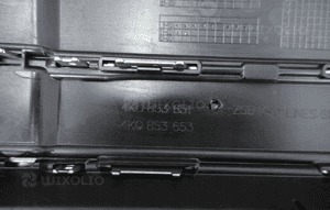 Audi A6 C8 s-line grill atrapa zderzak przód 4K0853651C 12