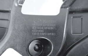 Hyundai kona ii ev ślizg zderzaka prawy przód 23- 86558-HF000 5