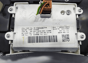 Licznik peugeot 508 i rxh 2.0 hdi hybryda 9800419880 2010-2014 europa 6