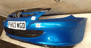 } ZDERZAK PRZÓD PRZEDNI DO PEUGEOT 307 KMF KMFD NIEBIESKI 3