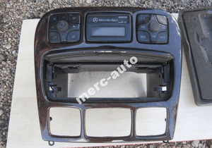 mercedes s 220 radio drewno panel 694655555