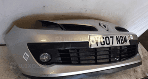 Zderzak przód przedni renault clio 3 iii TED69 srebrny halogeny 4