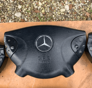 MERCEDES e211 g 463 poduszka air bag  kierowcy czarna szara beżowa ORYGINAŁ 5