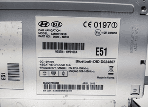 Fabryczne radio nawigacja kia rio iii 96560-1W510CA 96560-1W510 2014-2017 5
