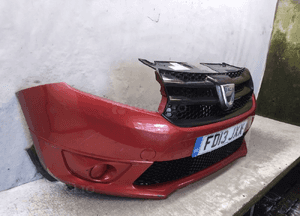 Zderzak przód przedni dacia sandero 2 ii TEB76 bordo bordowy 4