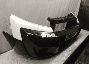 Zderzak przedni przód citroen dispatch jumpy peugeot expert 2 ii biały czarny mat 5
