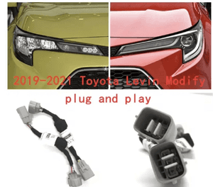Toyota corolla xii E210 lampa lampy reflektor reflektory prawy lewy przód przednie full led + wtyczki komplet nowy oryginał 1