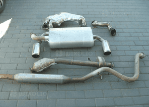 Toyota gt 86 subaru brz komplet tłumników katalizator 2