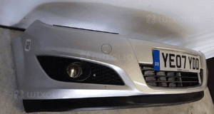 Zderzak przód przedni opel astra h 3 iii lift fl Z157 srebrny bez uszu ! 4