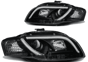 Lampy AUDI A4 B7 04-08R LED TUBE DO JAZDY DZIENNEJ 1