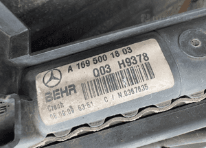 mercedes B 245 belka zderzaka chłodnice cdi woda  klima cooler 18