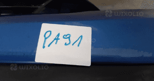 Zderzak przód przedni renault scenic ii TEI45 niebieski 2