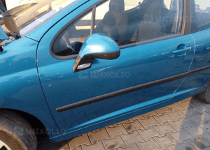 Peugeot 207 drzwi prawe 3D KMU 3