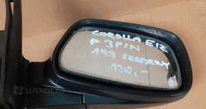 Lusterko prawe 3 pin toyota corolla E12 149 srebrny nr E11 015440 4