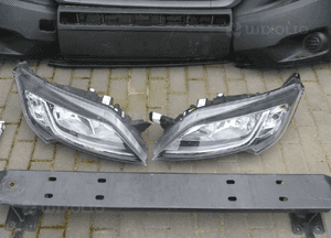 Fiat ducato 2006 zderzak przedni atrapa 8